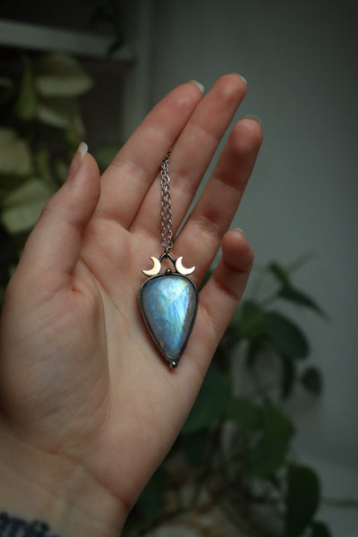 "Lunar" moonstone necklace