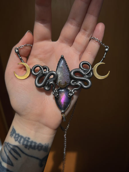 "Serpent" necklace