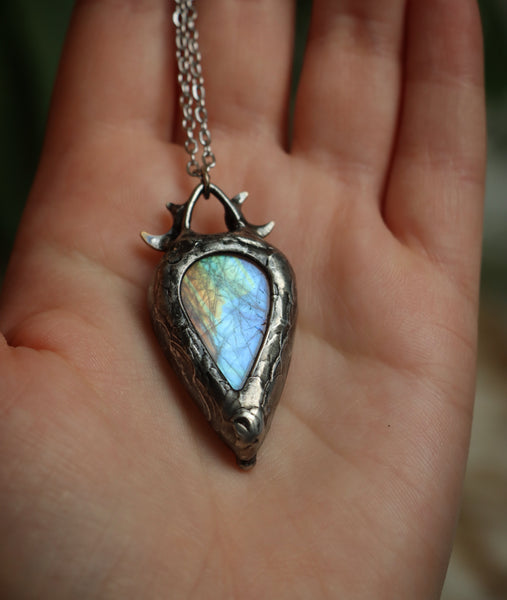 "Lunar" moonstone necklace