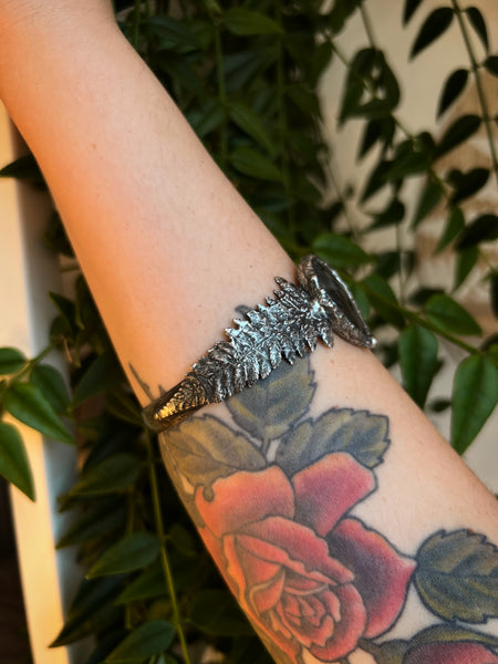 Labradorite fern bracelet