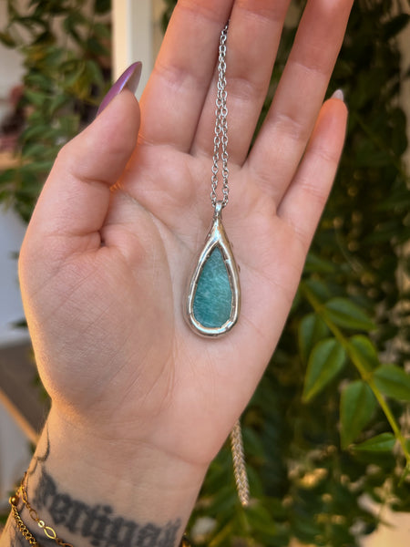 Amazonite necklace