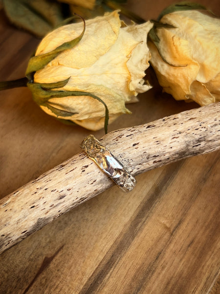 Herkimer diamond ring