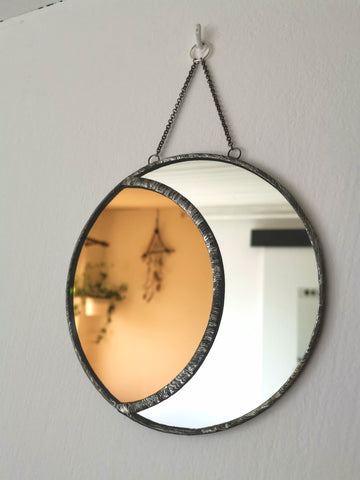 Crescent moon mirror