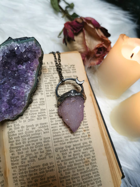 Amethyst spirit quartz pendant #2