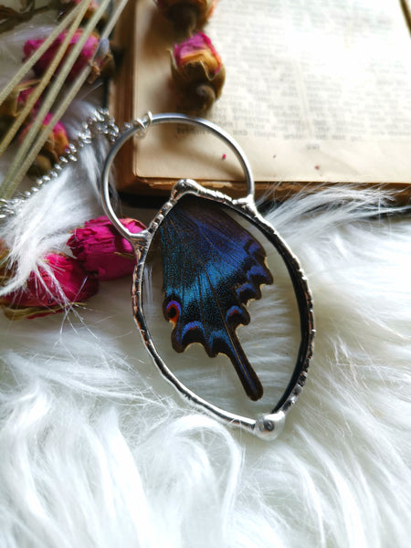Ogrlica z metuljčki Papilio Maackii PO NAROČILU