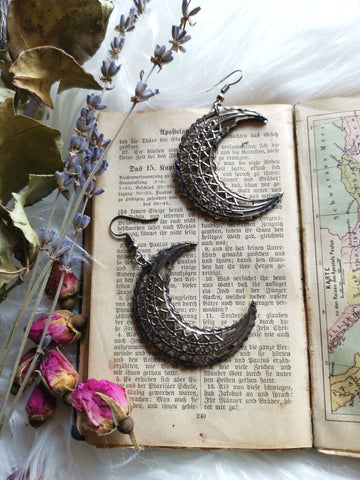 Crescent moon earrings #2