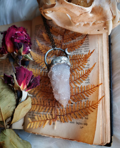 Smoky spirit quartz pendant