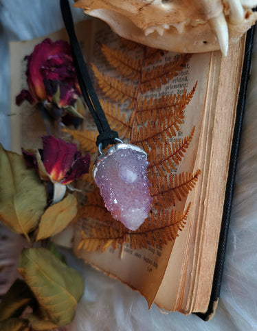 Amethyst spirit quartz simple pendant