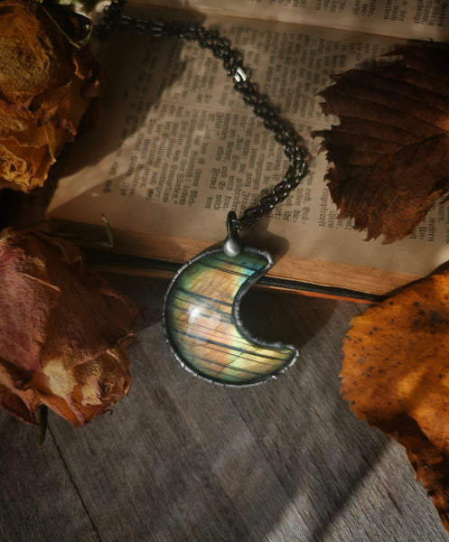 Labradorite "Luna" necklace #1