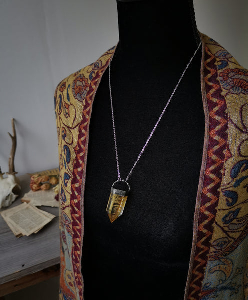 "Autumn fern" necklace