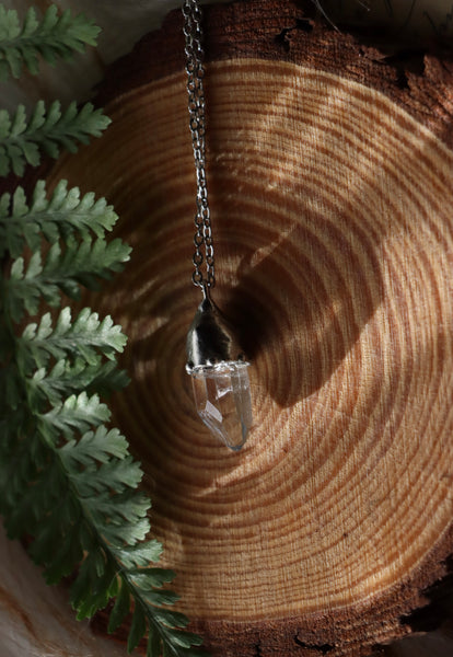 Clear quartz necklace 3